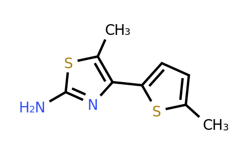 CAS 1094405-80-7 | 5-Methyl-4-(5-methylthiophen-2-yl)-1,3-thiazol-2-amine