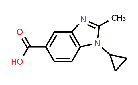 CAS 1094428-46-2 | 1-cyclopropyl-2-methyl-1H-1,3-benzodiazole-5-carboxylic acid