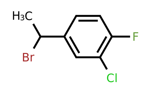CAS 1094438-34-2 | 4-(1-Bromoethyl)-2-chloro-1-fluorobenzene