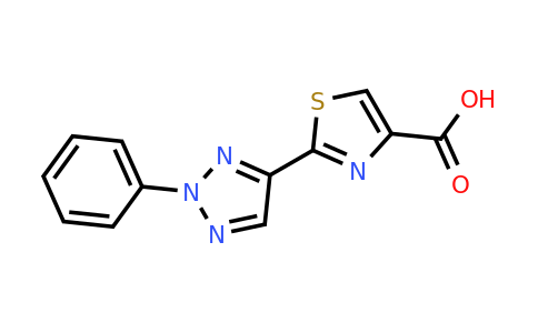 CAS 1094456-13-9 | 2-(2-Phenyl-2H-1,2,3-triazol-4-yl)-1,3-thiazole-4-carboxylic acid