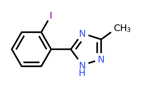 CAS 1094483-64-3 | 5-(2-Iodophenyl)-3-methyl-1H-1,2,4-triazole