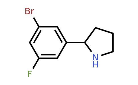 CAS 1094510-56-1 | 2-(3-bromo-5-fluorophenyl)pyrrolidine