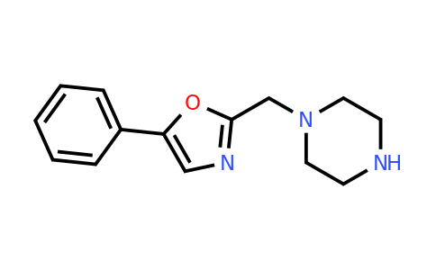 1-[(5-Phenyl-1,3-oxazol-2-yl)methyl]piperazine
