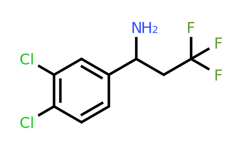 CAS 1094525-50-4 | 1-(3,4-Dichlorophenyl)-3,3,3-trifluoropropan-1-amine