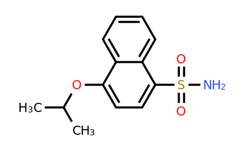 CAS 1094537-02-6 | 4-(Propan-2-yloxy)naphthalene-1-sulfonamide