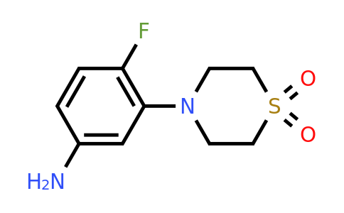 CAS 1094562-12-5 | 4-(5-Amino-2-fluorophenyl)-1lambda6-thiomorpholine-1,1-dione
