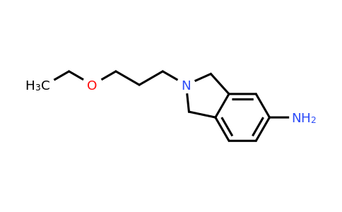 CAS 1094628-11-1 | 2-(3-Ethoxypropyl)-2,3-dihydro-1H-isoindol-5-amine