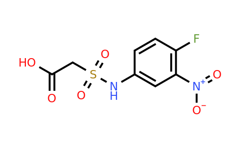 CAS 1094631-19-2 | 2-[(4-Fluoro-3-nitrophenyl)sulfamoyl]acetic acid
