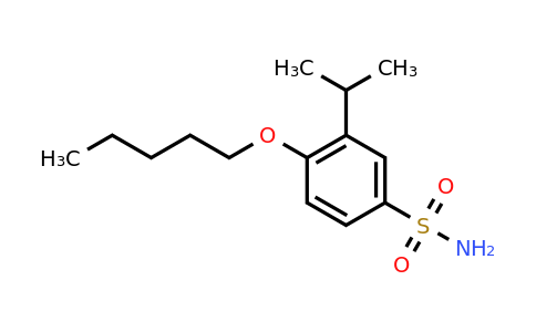 CAS 1094662-80-2 | 4-(pentyloxy)-3-(propan-2-yl)benzene-1-sulfonamide