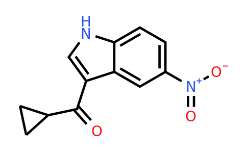 CAS 1094681-83-0 | 3-cyclopropanecarbonyl-5-nitro-1H-indole