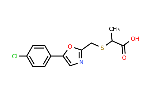 CAS 1094685-51-4 | 2-({[5-(4-chlorophenyl)-1,3-oxazol-2-yl]methyl}sulfanyl)propanoic acid