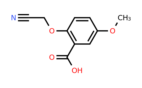 CAS 1094687-59-8 | 2-(Cyanomethoxy)-5-methoxybenzoic acid