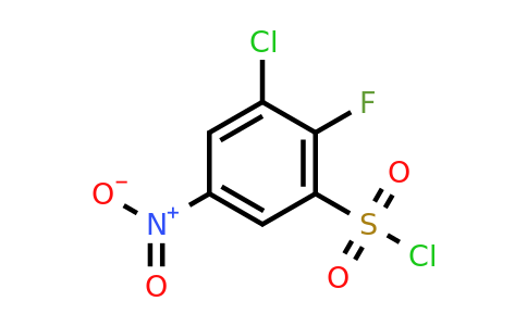 CAS 1094690-77-3 | 3-Chloro-2-fluoro-5-nitrobenzene-1-sulfonyl chloride