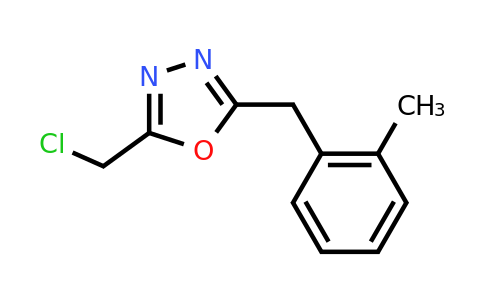 CAS 1094697-61-6 | 2-(chloromethyl)-5-[(2-methylphenyl)methyl]-1,3,4-oxadiazole