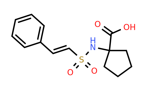 CAS 1094714-85-8 | 1-(2-Phenylethenesulfonamido)cyclopentane-1-carboxylic acid