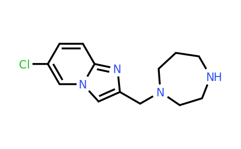 CAS 1094726-28-9 | 6-chloro-2-(1,4-diazepan-1-ylmethyl)imidazo[1,2-a]pyridine