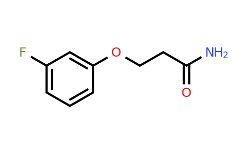 CAS 1094734-20-9 | 3-(3-Fluorophenoxy)propanamide
