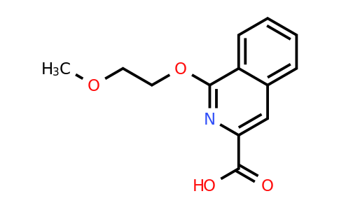 CAS 1094758-42-5 | 1-(2-Methoxyethoxy)isoquinoline-3-carboxylic acid