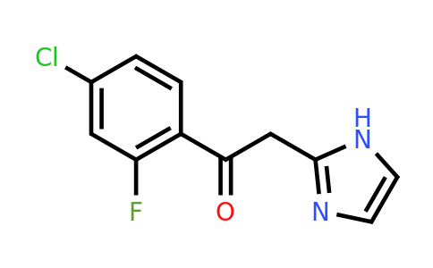 CAS 1094763-06-0 | 1-(4-Chloro-2-fluorophenyl)-2-(1H-imidazol-2-yl)ethan-1-one