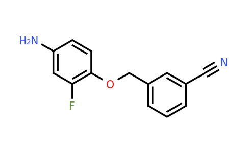 CAS 1094859-64-9 | 3-(4-Amino-2-fluorophenoxymethyl)benzonitrile