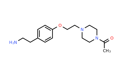 CAS 1094860-51-1 | 1-(4-{2-[4-(2-aminoethyl)phenoxy]ethyl}piperazin-1-yl)ethan-1-one