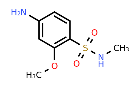 CAS 1094904-92-3 | 4-Amino-2-methoxy-N-methylbenzene-1-sulfonamide