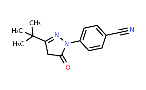 CAS 1095022-91-5 | 4-(3-tert-butyl-5-oxo-4,5-dihydro-1H-pyrazol-1-yl)benzonitrile