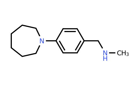 CAS 1095059-79-2 | 1-(4-(Azepan-1-yl)phenyl)-N-methylmethanamine