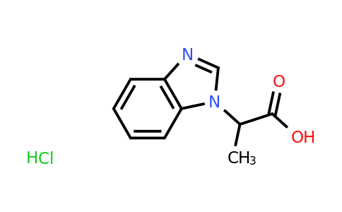 CAS 1095080-29-7 | 2-(1H-1,3-benzodiazol-1-yl)propanoic acid hydrochloride