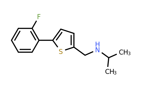 CAS 1095117-78-4 | {[5-(2-fluorophenyl)thiophen-2-yl]methyl}(propan-2-yl)amine