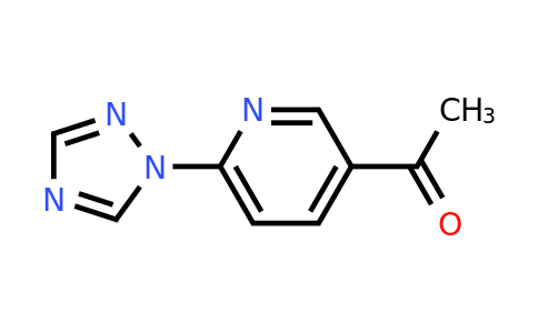 CAS 1095275-21-0 | 1-[6-(1H-1,2,4-triazol-1-yl)pyridin-3-yl]ethan-1-one