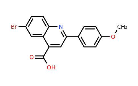 CAS 109540-19-4 | 6-Bromo-2-(4-methoxyphenyl)quinoline-4-carboxylic acid