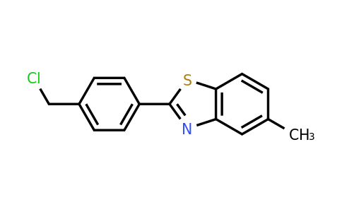 CAS 1095493-96-1 | 2-[4-(chloromethyl)phenyl]-5-methyl-1,3-benzothiazole