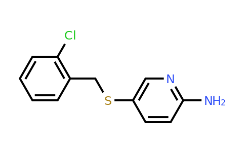 CAS 1095503-57-3 | 5-{[(2-chlorophenyl)methyl]sulfanyl}pyridin-2-amine