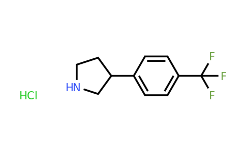 CAS 1095545-12-2 | 3-[4-(trifluoromethyl)phenyl]pyrrolidine hydrochloride