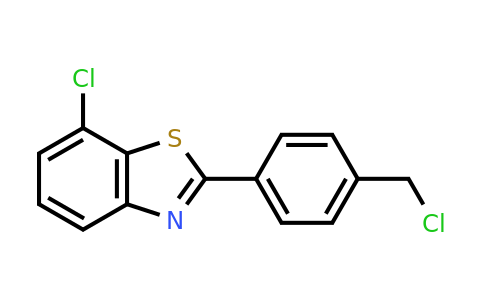 CAS 1095568-30-1 | 7-chloro-2-[4-(chloromethyl)phenyl]-1,3-benzothiazole
