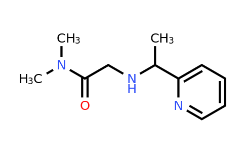 CAS 1095588-11-6 | N,N-dimethyl-2-{[1-(pyridin-2-yl)ethyl]amino}acetamide