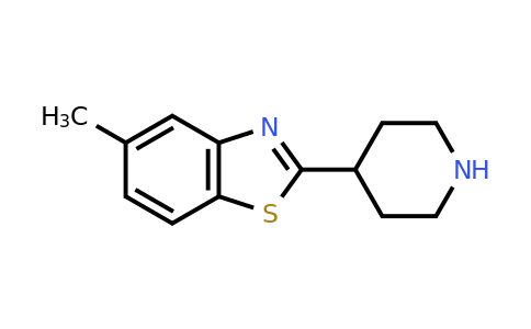 CAS 1095589-06-2 | 5-Methyl-2-(piperidin-4-yl)-1,3-benzothiazole