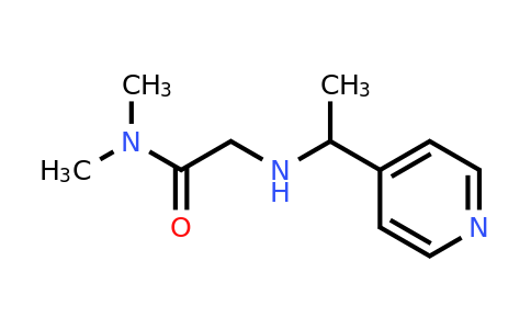 CAS 1095616-04-8 | N,N-dimethyl-2-{[1-(pyridin-4-yl)ethyl]amino}acetamide
