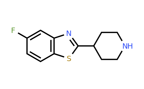 CAS 1095644-94-2 | 5-Fluoro-2-(piperidin-4-yl)-1,3-benzothiazole