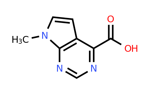 7-methyl-7H-pyrrolo[2,3-d]pyrimidine-4-carboxylic acid