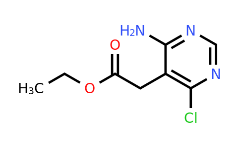 CAS 1095822-23-3 | Ethyl 2-(4-amino-6-chloropyrimidin-5-yl)acetate