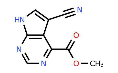CAS 1095822-75-5 | methyl 5-cyano-7H-pyrrolo[2,3-d]pyrimidine-4-carboxylate