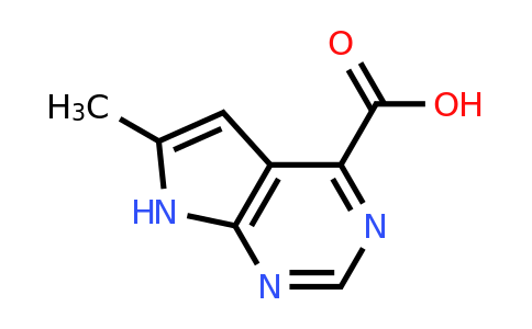 CAS 1095822-86-8 | 6-methyl-7H-pyrrolo[2,3-d]pyrimidine-4-carboxylic acid