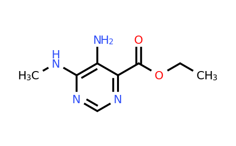 CAS 1095823-03-2 | Ethyl 5-amino-6-(methylamino)pyrimidine-4-carboxylate