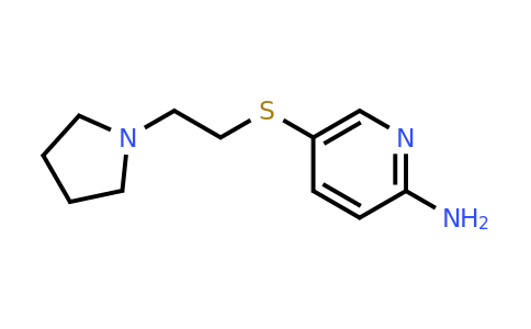 CAS 1096259-53-8 | 5-(2-Pyrrolidin-1-yl-ethylsulfanyl)-pyridin-2-ylamine