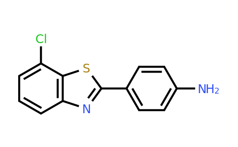 CAS 1096285-07-2 | 4-(7-chloro-1,3-benzothiazol-2-yl)aniline