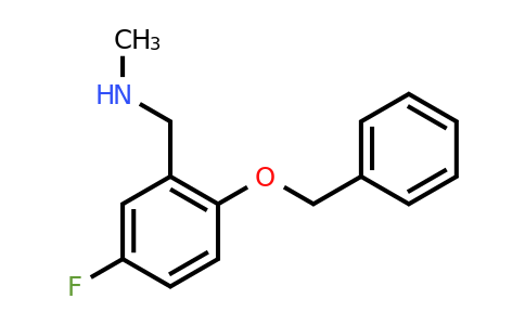 CAS 1096291-17-6 | N-Methyl 2-benzyloxy-5-fluorobenzylamine