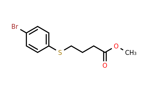 CAS 1096302-47-4 | Methyl 4-[(4-bromophenyl)sulfanyl]butanoate