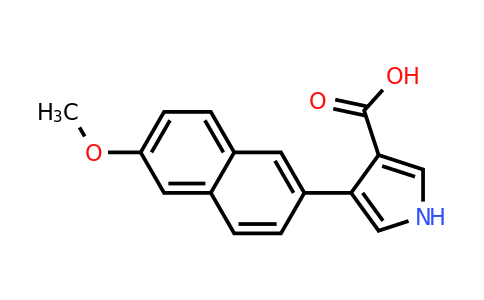 CAS 1096308-30-3 | 4-(6-Methoxynaphthalen-2-yl)-1H-pyrrole-3-carboxylic acid